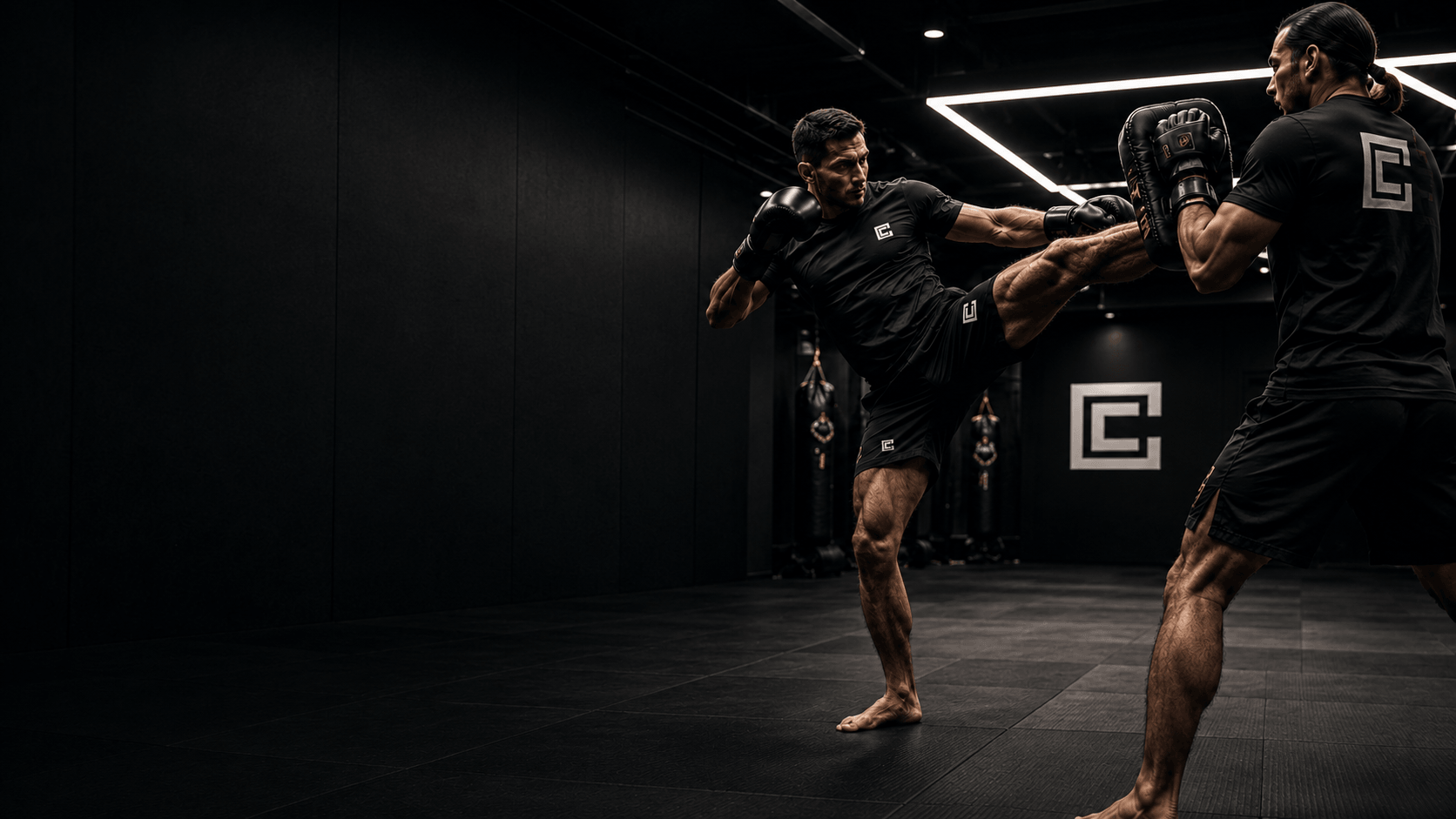 Cinematic kickboxing training at Chess Club Martial Arts